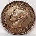 AUSTRALIA 1948Y. HALF 1/2 PENNY . VARIETY . DIE CRACKS